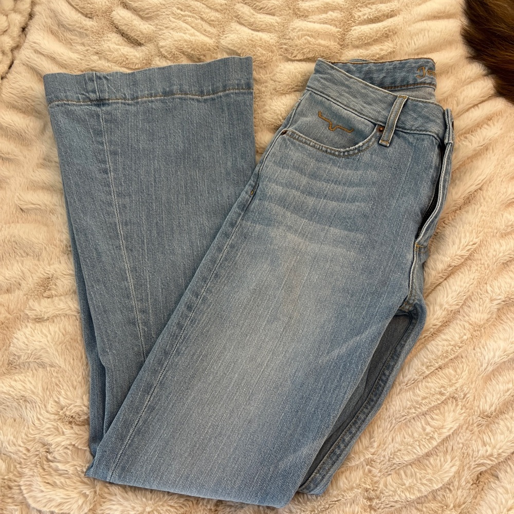 Kimes Ranch Light Blue Flare Jeans